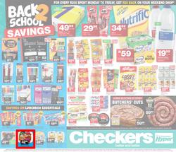 Checkers Western Cape : January Savings Specials (07 Jan - 13 Jan 2019), page 1