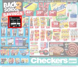 Checkers Western Cape : January Savings Specials (07 Jan - 13 Jan 2019), page 1