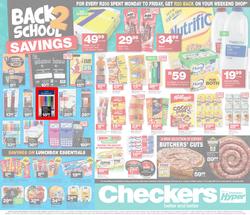Checkers Western Cape : January Savings Specials (07 Jan - 13 Jan 2019), page 1