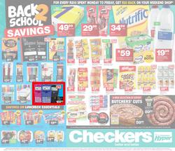 Checkers Western Cape : January Savings Specials (07 Jan - 13 Jan 2019), page 1