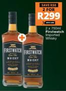 2 x 750ml Firstwatch Imported Whisky