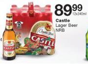 Castle Lager Beer NRB-12x340ml