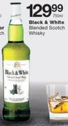 Black & White Blended Scotch Whisky-750ml
