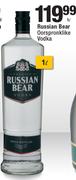 Russian Bear Oorspronklike Vodka-1Ltr