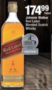 Johnnie Walker Red Label Blended Scotch Whisky-750ml