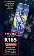 Flying Fish Pressed Lemon Flavoured Beer Cans-For 2 x 6 x 500ml