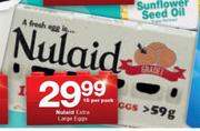 Nulaid Extra Large Eggs-18 Per Pack