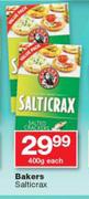 Bakers Salticrax-400g Each