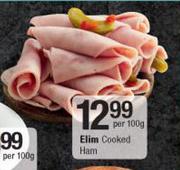 Elim Cooked Ham-Per 100g