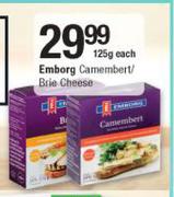 Emborg Camembert/Brie Cheese-125g Each