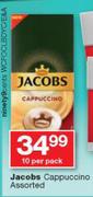 Jacobs Cappuccino Assorted-10 Per Pack