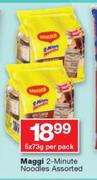 Maggi 2 Minute Noodles Assorted-5 x 73g Per Pack