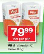 Vital vitamien C aanvulling-100 Per Pack