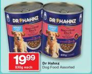 Dr Hahnz Dog Food Asorted-830g Each