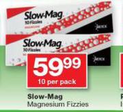 Slow Mag Magnesium Fizzies-10 Per Pack