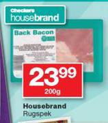 Housebrand rugspek-200g