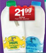 Darling Fresh Milk Assorted-2L Each