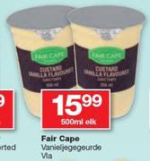 Fair Cape vanieljegegeurde vla-500ml elk