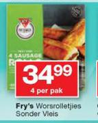 Fry's worsrolletjies sonder vleis-4 Per Pak