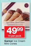 Garner Ice Cream Mini Cones-14 Per Pack