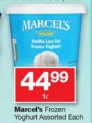 Marcel's Frozen Yoghurt Assorted-1Ltr Each