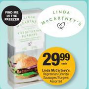 Linda McCartney's Vegetarian Chorizo Sausages/Burgers Assorted-Each