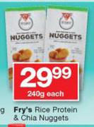 Fry's Rice Protein & Chia Nuggets-240g Each