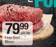Lean Beef Mince-Per Kg