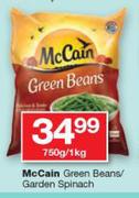 McCain Green Beans/Garden Spinach-750g/1Kg