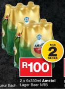 Amstel Lager Beer NRB-2 x 6 x 330ml