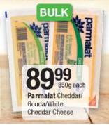 Parmalat Cheddar/ Gouda/ White Cheddar Cheese-850g Each