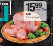 Elim Gypsy Ham-Per 100g