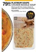 Platinum Soups Chicken Noodle Soup-1.2Kg