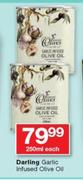 Darling Garlic Infused Olive Oil-250ml Each