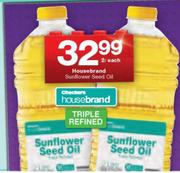 Housebrand Sunflower Seed Oil-2Ltr Each