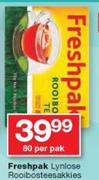 Freshpak Lynlose Rooibosteesakkies-80 Per Pak