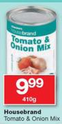 Housebrand Tomato & Onion Mix-410g