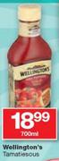 Wellington's Tamatiesous-700ml 