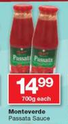 Monteverde Passata Sauce-700g Each