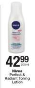 Nivea Perfect & Radiant Toning Lotion-200ml