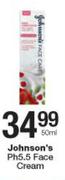 Johnson's PH5.5 Face Cream-50ml