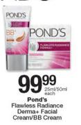 Pond's Flawless Radiance Derma + Facial Cream/BB Cream-25ml/50ml Each