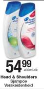 Head & Shoulders sjampoe verskeidenheid-400ml Elk