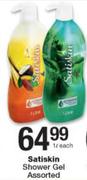 Satiskin Shower Gel Assorted-1Ltr Each