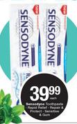 Sensodyne Toothpaste Rapid Relief/Repair & Protect/Sensitive & Gum-Each