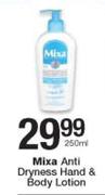Mixa Anti Dryness Hand & Body Lotion-250ml