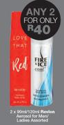 Revlon Aerosol For Men/ Ladies Assorted-2X90ml/120ml