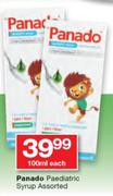 Panado Paediatric Syrup Assorted-100ml Each