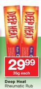Deep Heat Rheumatic Rub-35g Each