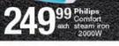 Philips Comfort Steam Iron-Each